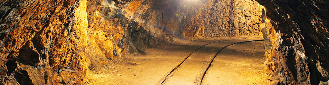 Tunnel im Bergwerk